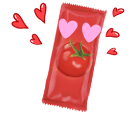 Fries Loves Tomato sticker #11139701