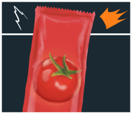 Fries Loves Tomato sticker #11139703