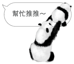 Panda I Love You sticker #11139725