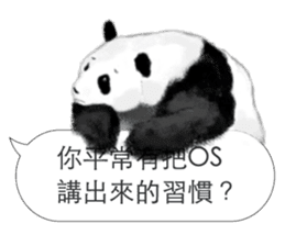 Panda I Love You sticker #11139735