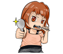 BumBim fat girl sticker #11140509