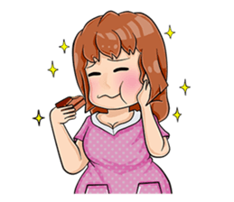 BumBim fat girl sticker #11140524