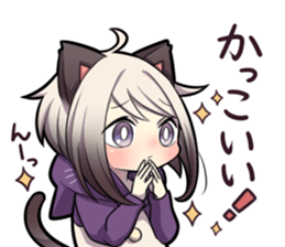 LOVELY SIAMESE KITTEN 2 sticker #11140836