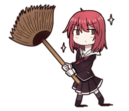 Bun the Chibi girl sticker #11141304