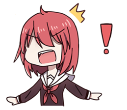 Bun the Chibi girl sticker #11141305