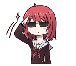 Bun the Chibi girl sticker #11141307