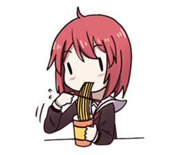 Bun the Chibi girl sticker #11141310