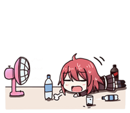 Bun the Chibi girl sticker #11141311