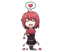 Bun the Chibi girl sticker #11141314