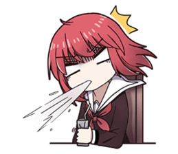 Bun the Chibi girl sticker #11141317