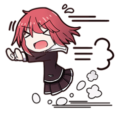 Bun the Chibi girl sticker #11141320