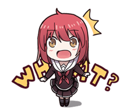 Bun the Chibi girl sticker #11141323