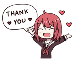 Bun the Chibi girl sticker #11141324