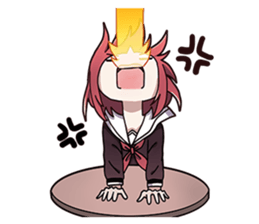 Bun the Chibi girl sticker #11141328