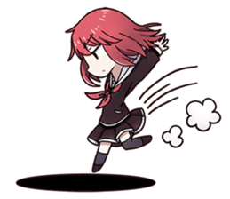 Bun the Chibi girl sticker #11141330