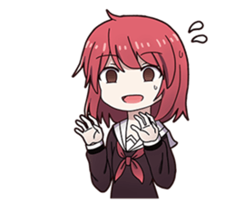 Bun the Chibi girl sticker #11141331