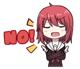 Bun the Chibi girl sticker #11141332