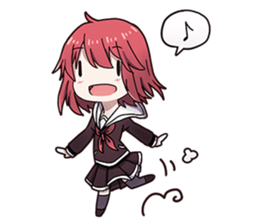 Bun the Chibi girl sticker #11141333