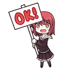 Bun the Chibi girl sticker #11141334