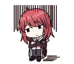 Bun the Chibi girl sticker #11141340