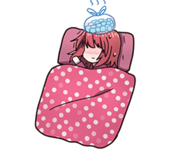 Bun the Chibi girl sticker #11141343