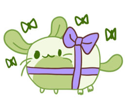 A Lovely Green Gluttonous Rat sticker #11142361