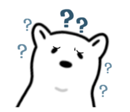 SHIROI BEAR sticker #11143105