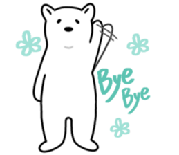 SHIROI BEAR sticker #11143107