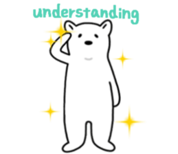 SHIROI BEAR sticker #11143109