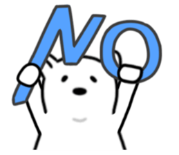 SHIROI BEAR sticker #11143112