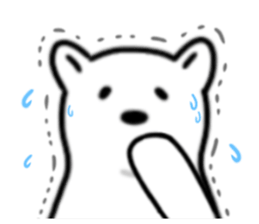 SHIROI BEAR sticker #11143113