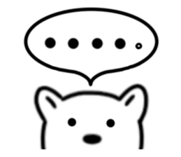 SHIROI BEAR sticker #11143126