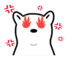 SHIROI BEAR sticker #11143128