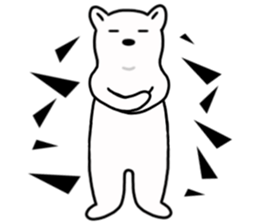SHIROI BEAR sticker #11143130