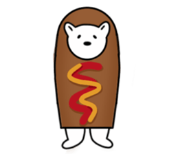 SHIROI BEAR sticker #11143131