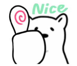 SHIROI BEAR sticker #11143132