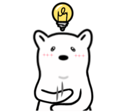 SHIROI BEAR sticker #11143133