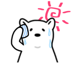 SHIROI BEAR sticker #11143134