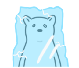 SHIROI BEAR sticker #11143135