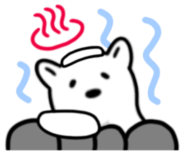 SHIROI BEAR sticker #11143136