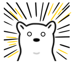 SHIROI BEAR sticker #11143140