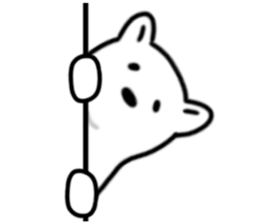 SHIROI BEAR sticker #11143143