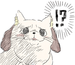 inu neko sticker #11143432