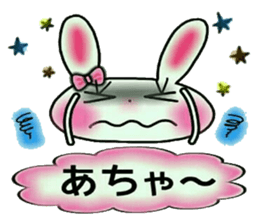 Cute loose and pretty rabbit sticker #11143861