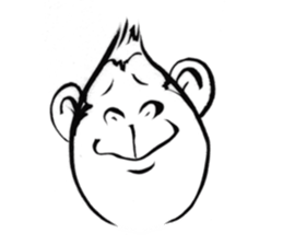 Brush of monkey Vol.2 sticker #11145270