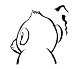 Brush of monkey Vol.2 sticker #11145279