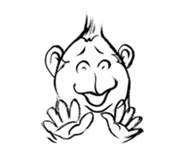 Brush of monkey Vol.2 sticker #11145299