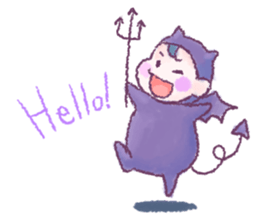 Fluffy Devil Boy sticker #11145464