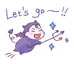 Fluffy Devil Boy sticker #11145469