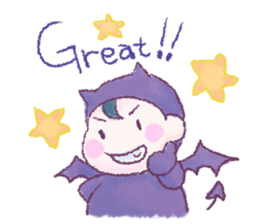 Fluffy Devil Boy sticker #11145472